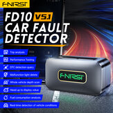 FNIRSI FD10 Сканер автомобиля OBD2 Читатель кодов Очистка ошибок OBD Диагностическое оборудование IOS Android Bluetooth V5.1 Проверка диагностического света двигателя Автосервис