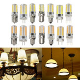 Ampoule LED dimmable G4 G8 G9 E11 E12 E17 BA15D 3W 4014SMD Silicone AC110V