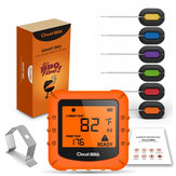 Умный беспроводной блутузовский цифровой термометр с 6 датчиками для готовки на гриле с поддержкой iOS и Android