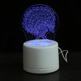 Luz assassina de mosquitos 3D com alimentação USB, sem radiação, segura para uso doméstico interno