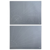 Deli 78402 A2 A3 Graue PVC-Schneidematte für Papierprojekte mit Skala Handgemachte DIY Patchwork-Werkzeuge