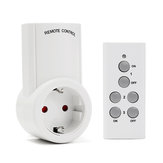 EU Regulation Plug Wireless Remote Control Socket Switch Home Mains Power Outlet
