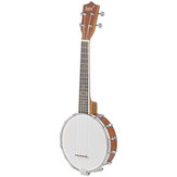 IRIN 23 cali Banjo Sapele Wood 4 Strings Banjolele Concert Size 