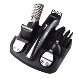 Kemei KM-600 6 en 1 tondeuse à cheveux électrique Machine à raser tondeuse à barbe coupe cheveux tondeuse oreille nez et outils de nettoyage du visage