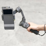 OM4 OSMO Mobile 3 Gimbal用のCQTハンドヘルドジンバルアダプターマウントをOSMOアクションカメラに取り付ける