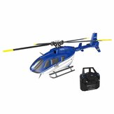 RC ERA C187 2.4G 4CH 6-Axis Gyro Optical Flow Localization Altitude Hold Flybarless EC135 Scale RC Helicopter RTF