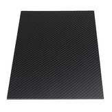 Placa de Fibra de Carbono 3K de 200X250mm Placa de Carbono Plano de Tecido de Sarja Mate Folha de Painel 0.5-5mm de Espessura
