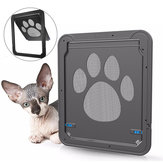 37x42cmの大中型犬猫ペットドアスクリーンウィンドウABS磁気自動ロックフラップ