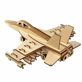 3D Jigsaw Aircraft Woodcraft Assembly Handicraft Home Decor DIY Model Puzzle IQ Challenger