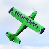 OMPHOBBY BIGHORN 49 Pro 1250mm envergure Balsa bois 3D voltige RC avion formateur STOL avec volets KIT / PNP