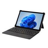 Tablet CHUWI Hi10 GO z procesorem Intel Jasper Lake N5100, 6 GB pamięci RAM, 128 GB pamięci wewnętrznej i 10.1 calowym ekranem działający na systemie Windows 10, z klawiaturą.