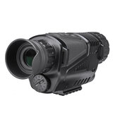 Dispositivo de visión nocturna infrarroja HD de doble uso Monocular Cámara 5X Zoom digital Telescopio para viajes al aire libre y caza