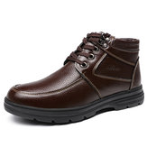 Comfy Men Casual Business Soft Lining Leather Ankle Boots