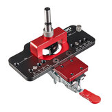 VEIKO Lega di alluminio 35MM Hinge Boring Hole Drill Guide Hinge Jig with Clamp For Woodworking Cabinet Door Installation