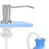 Диспенсер для жидкого мыла для кухонной мойки & Комплект удлинительной трубки Хромированный насос для жидкого мыла для ванной комнаты / кухни