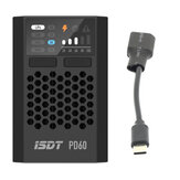 ISDT＆URUAV PD60 60W 6A バッテリーバランス充電器（Type C to XT60 プラグケーブル付き）