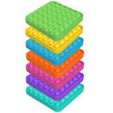 Игрушка Push Bubble Sensory, квадратная, противострессовая, нажимайте ее, поможет снять напряжение, забавная образовательная головоломка для взрослых и детей, творческий подарок