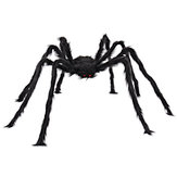 5FT/150cm Τριχωτές γιγάντιες διακοσμήσεις αράχνης Τεράστια αποκριάτικα παιχνίδια διακόσμησης εξωτερικού χώρου για πάρτι
