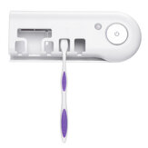 UV-Zahnbürsten-Sterilisatorhalter USB-wiederaufladbarer Wand-Zahnbürstenreiniger zur Wandmontage