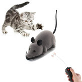 Kreatywne zabawki dla zwierząt domowych - elektroniczny pilot do zabawek dla kotów i psów, realistyczna zabawka w postaci śmiesznej futerkowej myszy