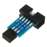 Placa de adaptador de conector de 3 pcs 10 Pin To 6 Pin ISP Interface Conversor AVR AVRISP USBASP STK500 padrão Geekcreit para Arduino - produtos que funcionam com placas Arduino oficiais