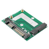 Adaptador convertidor de tarjeta de módulo de placa de Mini Pcie SSD de 2.5 pulgadas SATA 6.0Gps compatible con SATA3.0Gbps/SATA 1.5Gbps.