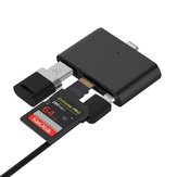 Universal Type-c USB 3.0 Micro USB Flash Memory Card TF SD Card Reader OTG for Mobile Phone 