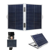 Painel Solar Dobrável Portátil de Silício Monocristalino de 60W 18V DC à prova d'água IP65 com Saída USB+Cabo de Clips para Bateria