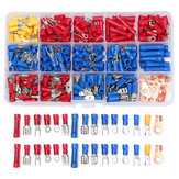 270pcs Insulated Crimp Terminals Wire Connectors Butt Spade Ring Assorted Kit