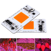 50 Вт Полный спектр защиты от грома Smart IC Control LED COB Grow Light Chip для Растение AC220-240V