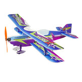 Dancing Wings Hobby E30 PITTS 450mm Spanwijdte PP Foam Magic Board Micro Indoor RC Vliegtuig Biplane KIT/ KIT+Power Combo