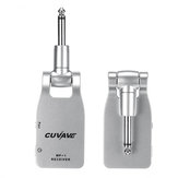 CUVAVE WP-1 Transmisor de audio inalámbrico Receptor Sistema con enchufe giratorio de 1/4 ° de 280 ° para guitarra eléctrica Bajo Instrumento musical