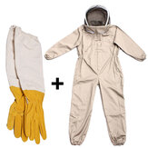 Imkereiwerkzeuge Anti-Bienenanzug Bienen Schutz Export Ganzkörperoverall Raumanzug Handschuhe für Bienen und Imkerei-Anzug Jacke