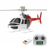 Scale RC Hubschrauber FLY WING Bell 206 Klasse 450 6CH mit bürstenlosem Motor, GPS, festgehaltener Höhe, fast RTF