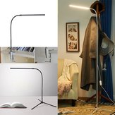 Modern 8W White & Warm White LED Floor Lamp Dimmer USB Desk Reading Light Fixture for Bedroom Decor