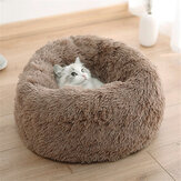 4 Размер Собака Кошка Круглая Кровать Спальная Кровать Плюшевая Кровать для Домашних Животных, Кеннел, Спальная Подушка Щенок