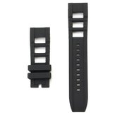 26mm Replacement Rubber Black Watch Band Strap For Invicta S