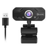 كاميرا ويب USB بزاوية قابلة للتعديل بدقة 720P HD CMOS Sensor EIVOTOR مدمج بها ميكروفون
