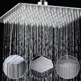 8 İnç Paslanmaz Çelik Banyo Kare Gümüş Basınçlandırma Yağmur Başlığı Krom Kaplama