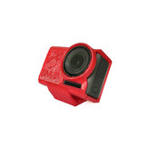 GE FPV 3D-gedruckte geneigte Kamerahalterung aus TPU, 30 Grad, schwarz/rot, für OSMO Action Kamera Zubehör, FPV Racing RC Drohnen