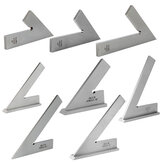 45-Grad-Flachkanten-Quadratlineal für Schreinerei-Messungen Zimmererwerkzeuge Holzbearbeitungswerkzeug Metallwinkelmaß Set Quadrate