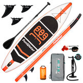 [EU Direct] FunWater Planche de paddle gonflable Stand Up Surfboard 11*33*6 pouces avec pompe à air, pagaie, sac étanche, corde de sécurité SUPFW03A