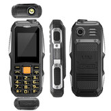 HAIYU 2.0 hüvelykes 4800mAh nagy hangszóró zseblámpával FM kamera Dual Sim kártya kettős készenlét hosszú készenléti idővel robusztus telefon