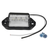 Numero di licenza del LED Piatto Luci lampada 10-30V bianco 1 PZ per il rimorchio della coda del camion 
