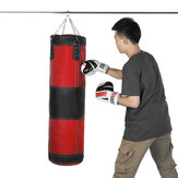 60/80/100/120cm Leather Boxing Training Punching Bag Hanging Empty Heavy Sandbag Boxing Target
