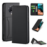 Bakeey for Xiaomi Poco F2 Pro / Redmi K30 Pro Case Business Flip Magnetic with Multi-Card Slots Wallet Shockproof PU Leather Protective Case Non-Original