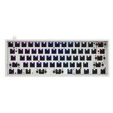 SKYLOONG GK61X GK61XS مجموعة لوحة المفاتيح الساخنة قابلة للتبديل 60٪ RGB بدون سلكية مزدوجة الوظيفة لوحة دوائر مطبوعة تركيبة حالة لوحة المفاتيح مخصصة الشركة