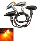 Światło kierunkowskazu motocykla Bullet Turn Signal Indicator Lamp dla Harley Chopper