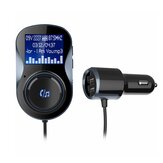 Carregador de carro transmissor FM USB duplo reprodutor MP3 Bluetooth 4.1+EDR BC30 mãos-livres