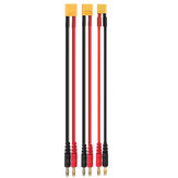 Cable de carga de silicona con enchufe XT30/XT60/XT90 de 12AWG a enchufe de banana 4.0 para cargador de equilibrio B6 AC